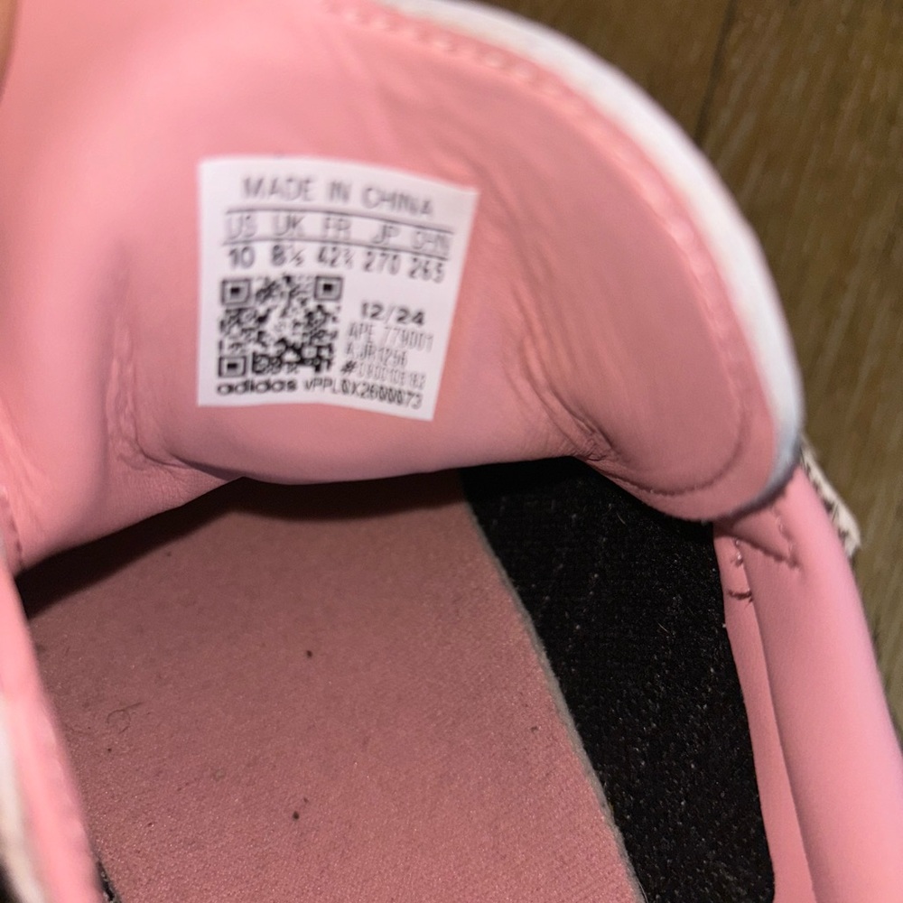 SOLD Adidas Women's Cow Print Sneakers - Black and White - Picture 5 of 5